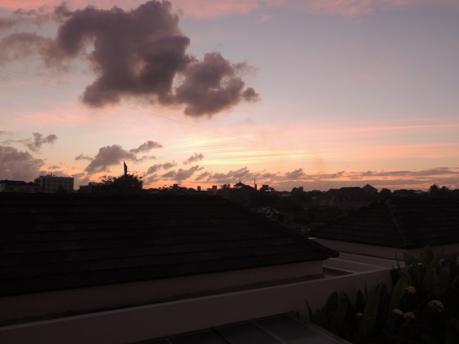 Sunrise from our Balcony