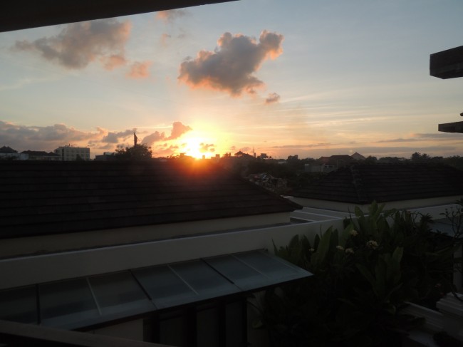 Sunrise from our Balcony