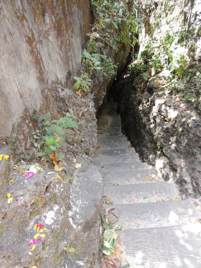 Stairs leading to Padang Padang Beach