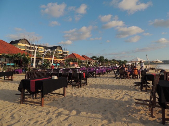 Other Restaurants down the Beach at Jimbaran Bay