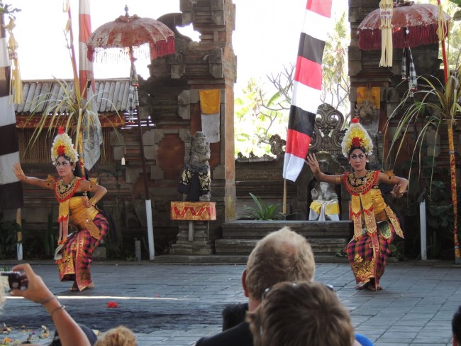 Dancers in Barong Dance Performance