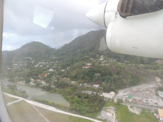 Air Seychelles Flight Taking Off from Mahe