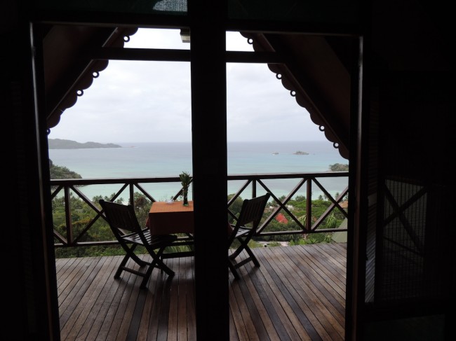 View from Mango Lodge Praslin