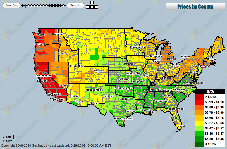 cheapest gas prices