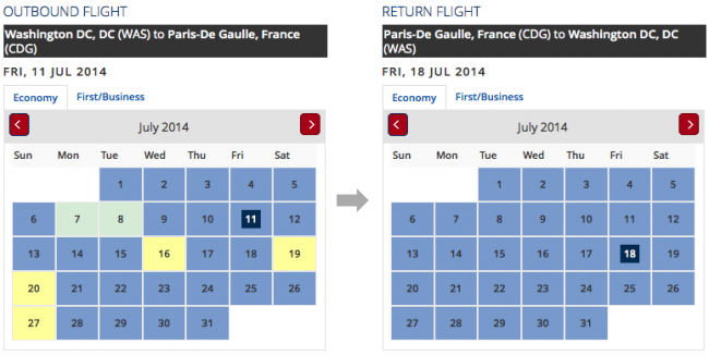 flight deals to Paris