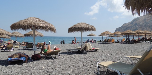 Kamari Beach, Santorini