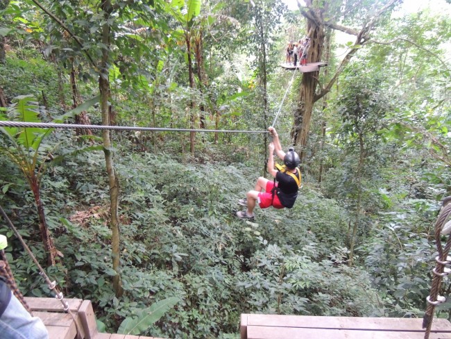 Ziplining in Chiang Mai