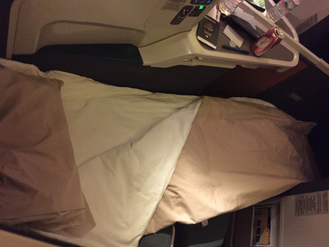 Cathay Pacific Business Class New York to Hong Kong