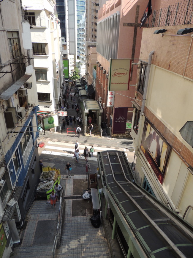 Mid-Level Escalators Hong Kong